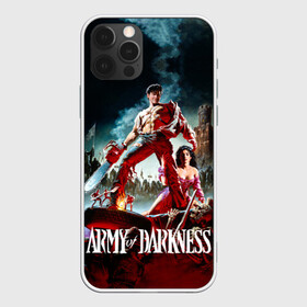 Чехол для iPhone 12 Pro Max с принтом Эш и армия тьмы в Белгороде, Силикон |  | army of darkness | ash versus evil dead | ash williams | blood | book | boomstick | chainsaw | demon | groovy | gun | monster | necronomicon | zombie | армия тьмы | бензопила | бум палка | демон | зло | зомби | книга | кровь | монстр | некрономикон | ружь