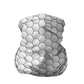 Бандана-труба 3D с принтом Белая броня на тёмном фоне в Белгороде, 100% полиэстер, ткань с особыми свойствами — Activecool | плотность 150‒180 г/м2; хорошо тянется, но сохраняет форму | бронь | броня | кибер бронь | кибер броня | кибербронь | киберброня | нано бронь | нано броня | нанобронь | наноброня | силовая броня | соты | стальная броня | щит | экзо бронь | экзо броня | экзоброня