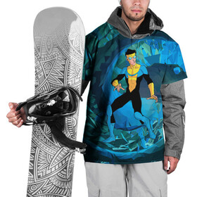 Накидка на куртку 3D с принтом Марк Грэйсон Неуязвимый в Белгороде, 100% полиэстер |  | damien darkblood | invincible | superman | марк грэйсон | мультсериал | неуязвимый | супергерой