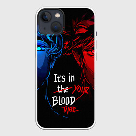 Чехол для iPhone 13 с принтом Hades в Белгороде,  |  | hades | it is in the blood | it is in your blood mate | бог | загрей | компьютерная игра | мифология | сын аида