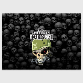 Поздравительная открытка с принтом Five Finger Death Punch 5FDP (Z) в Белгороде, 100% бумага | плотность бумаги 280 г/м2, матовая, на обратной стороне линовка и место для марки
 | 5fdp | 5фдп | ffdp | five finger death punch | ivan moody | living the dream | zoltan bathory | альтернатива | грув метал | золтан батори | музыка | ню метал | рок | хард рок