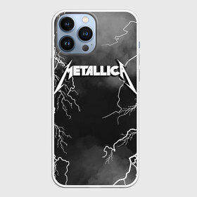 Чехол для iPhone 13 Pro Max с принтом METALLICA РАЗРЯД МОЛНИИ в Белгороде,  |  | metalica | metallica | группа | джеймс хэтфилд | кирк хэмметт | ларс ульрих | метал | металика | металлика | миталика | молния | музыка | разряд молнии | роберт трухильо | рок | трэш | трэшметал | хард | хеви