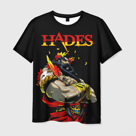 Мужская футболка 3D с принтом Hades в Белгороде, 100% полиэфир | прямой крой, круглый вырез горловины, длина до линии бедер | hades | roguelike | аид | бесконечные круги ада | бог подземного мира | компьютерная игра | мифология