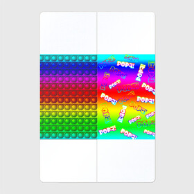 Магнитный плакат 2Х3 с принтом POP it! в Белгороде, Полимерный материал с магнитным слоем | 6 деталей размером 9*9 см | pop it | rainbow | simple dimple | toy | игрушка | поп ит | радуга | симпл димпл