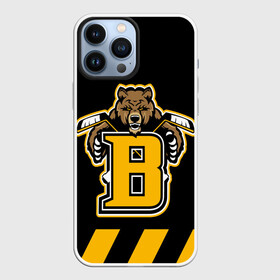 Чехол для iPhone 13 Pro Max с принтом BOSTON BRUINS в Белгороде,  |  | black | boston | bruins | hockey | ice | logo | nhl | sport | usa | бостон | брюинз | кубок | логотип | медведь | нхл | спорт | стэнли | хоккей