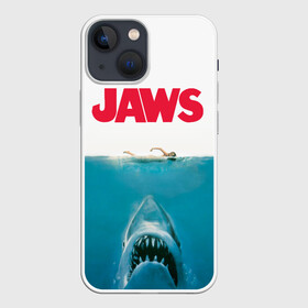 Чехол для iPhone 13 mini с принтом Jaws 1975 в Белгороде,  |  | jaws | jaws 2 | jaws movie | кино | челюсти | челюсти 2 | челюсти фильм