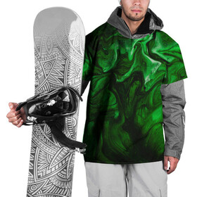 Накидка на куртку 3D с принтом Кислотные разводы в Белгороде, 100% полиэстер |  | Тематика изображения на принте: acid | green | зеленые | кислоты | разводы