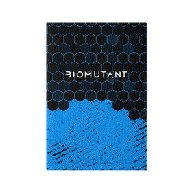 Обложка для паспорта матовая кожа с принтом Biomutant - Hexagon в Белгороде, натуральная матовая кожа | размер 19,3 х 13,7 см; прозрачные пластиковые крепления | Тематика изображения на принте: bio | biomutant | game | games | mutant | био | биомутант | игра | игры | мутант | соты