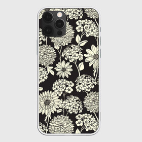 Чехол для iPhone 12 Pro Max с принтом Белые цветы в Белгороде, Силикон |  | арт | белые цветы | белый цветок | ночь | полевые цветы | рисунок | ромашка | ромашки | тёмный фон | хризантема | хризантемы | цветок | цветы | чёрное | яркие цветы | яркий цветок
