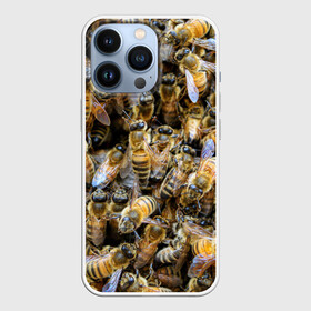 Чехол для iPhone 13 Pro с принтом Пчёлы в Белгороде,  |  | Тематика изображения на принте: живность | животное | животные | насекомое | насекомые | пчела | пчёлка | пчёлки | пчёлы