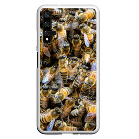 Чехол для Honor 20 с принтом Пчёлы в Белгороде, Силикон | Область печати: задняя сторона чехла, без боковых панелей | живность | животное | животные | насекомое | насекомые | пчела | пчёлка | пчёлки | пчёлы