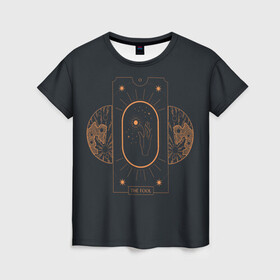 Женская футболка 3D с принтом MOONLIGHT СВЕТИ КАК ЛУНА в Белгороде, 100% полиэфир ( синтетическое хлопкоподобное полотно) | прямой крой, круглый вырез горловины, длина до линии бедер | звезды | космос | луна | небо | ночь | рука | создание | человек | эзотерика