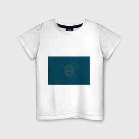 Детская футболка хлопок с принтом КОСМИЧЕСКИЙ ПЕЙЗАЖ. ЗЕМЛЯ в Белгороде, 100% хлопок | круглый вырез горловины, полуприлегающий силуэт, длина до линии бедер | звезды | космос | луна | небо | ночь | планета | синий | солнце | узоры | черный