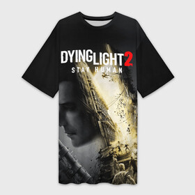 Платье-футболка 3D с принтом Dying Light 2 Deluxe в Белгороде,  |  | action | aiden caldwell | dead island | death | dying light 2 | nextgen | parkour | playstation | ps 5 | stay human | survival | techland | virus | weapon | zombie | вирус | выживание | зараженный | зомби | монстр | оружие | оставайся человеком | паркур |