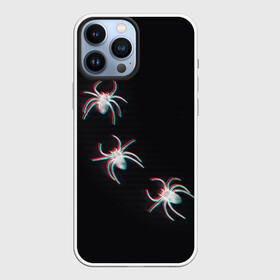 Чехол для iPhone 13 Pro Max с принтом ПАУКИ ГЛИТЧ  GLITCH SPIDERS в Белгороде,  |  | glitch | spider | tegunvteg | глитч | насекомые | паук | пауки | хэллоуин