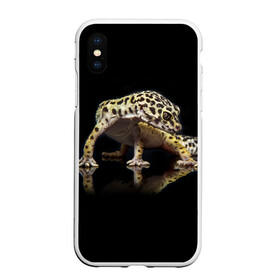 Чехол для iPhone XS Max матовый с принтом ЭУБЛЕФАР  EUBLEPHARIS в Белгороде, Силикон | Область печати: задняя сторона чехла, без боковых панелей | tegunvteg | геккон | гекон | зублефар | леопардовый геккон | эу | эублефар | ящерица