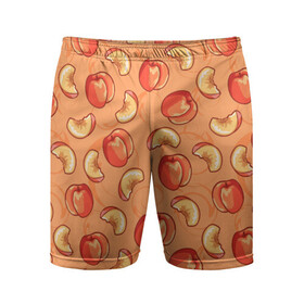 Мужские шорты спортивные с принтом Яблоки в Белгороде,  |  | apple | art | background | drawing | food | fruit | texture | арт | еда | рисунок | текстура | фон | фрукты | яблоки
