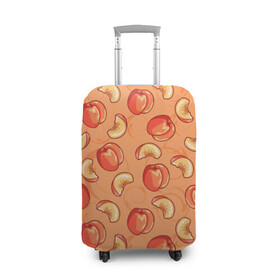 Чехол для чемодана 3D с принтом Яблоки в Белгороде, 86% полиэфир, 14% спандекс | двустороннее нанесение принта, прорези для ручек и колес | apple | art | background | drawing | food | fruit | texture | арт | еда | рисунок | текстура | фон | фрукты | яблоки