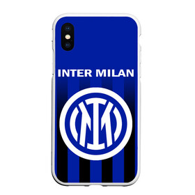 Чехол для iPhone XS Max матовый с принтом ИНТЕР МИЛАН / INTER MILAN в Белгороде, Силикон | Область печати: задняя сторона чехла, без боковых панелей | fifa | football | football club internazionale milano | sport | uefa | английская премьер лига | интер | интернационале | италия. | лига финал | матч | милан | спорт | уефа | финал | фифа | футбол | футбольный клуб