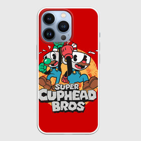 Чехол для iPhone 13 Pro с принтом Super Cuphead Bros в Белгороде,  |  | arkade | cup head | cuphead | game | games | mario | аркада | игра | игры | кап хэд | капхед | купа хэд | марио | сгз руфв | сгзруфв | чашкоголовый