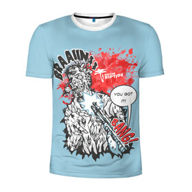 Мужская футболка 3D спортивная с принтом Braaaiinss в Белгороде, 100% полиэстер с улучшенными характеристиками | приталенный силуэт, круглая горловина, широкие плечи, сужается к линии бедра | dead island | game | games | zombi | zomby | апокалепсис | апокалипсис | вуфв шыдфтв | дэд исланд | зомби | игра | игры | мертвый остров
