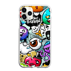 Чехол для iPhone 11 Pro матовый с принтом Граффити в Белгороде, Силикон |  | Тематика изображения на принте: алмаз | вишня | глаз | граффити | гроза | клинок | крутой принт | лимон | мозг | молодежный принт | мороженое | нож | облако | осьминог | сердце | череп