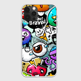 Чехол для iPhone 12 Pro Max с принтом Граффити в Белгороде, Силикон |  | Тематика изображения на принте: алмаз | вишня | глаз | граффити | гроза | клинок | крутой принт | лимон | мозг | молодежный принт | мороженое | нож | облако | осьминог | сердце | череп
