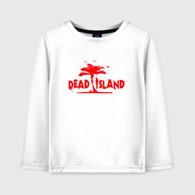 Детский лонгслив хлопок с принтом Dead island в Белгороде, 100% хлопок | круглый вырез горловины, полуприлегающий силуэт, длина до линии бедер | dead island | game | games | zombi | zomby | апокалепсис | апокалипсис | вуфв шыдфтв | дэд исланд | зомби | игра | игры | мертвый остров