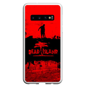 Чехол для Samsung Galaxy S10 с принтом Island of blood в Белгороде, Силикон | Область печати: задняя сторона чехла, без боковых панелей | dead island | game | games | zombi | zomby | апокалепсис | апокалипсис | вуфв шыдфтв | дэд исланд | зомби | игра | игры | мертвый остров