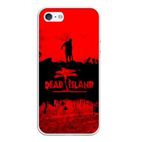Чехол для iPhone 5/5S матовый с принтом Island of blood в Белгороде, Силикон | Область печати: задняя сторона чехла, без боковых панелей | dead island | game | games | zombi | zomby | апокалепсис | апокалипсис | вуфв шыдфтв | дэд исланд | зомби | игра | игры | мертвый остров