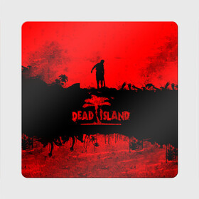 Магнит виниловый Квадрат с принтом Island of blood в Белгороде, полимерный материал с магнитным слоем | размер 9*9 см, закругленные углы | dead island | game | games | zombi | zomby | апокалепсис | апокалипсис | вуфв шыдфтв | дэд исланд | зомби | игра | игры | мертвый остров