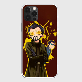 Чехол для iPhone 12 Pro с принтом Anime Adam Jensen в Белгороде, силикон | область печати: задняя сторона чехла, без боковых панелей | cyberpunk | deus ex | game | games | адам дженсен | будущее | деус екс | деус экс | игра | игры | киберпанк