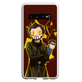 Чехол для Samsung Galaxy S10 с принтом Anime Adam Jensen в Белгороде, Силикон | Область печати: задняя сторона чехла, без боковых панелей | cyberpunk | deus ex | game | games | адам дженсен | будущее | деус екс | деус экс | игра | игры | киберпанк