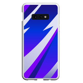 Чехол для Samsung S10E с принтом SPORT STYLE BLUE в Белгороде, Силикон | Область печати: задняя сторона чехла, без боковых панелей | 3d | 3д | sport | абстракция | линии | паттерн | соты | спортивный стиль | текстуры