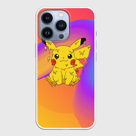 Чехол для iPhone 13 Pro с принтом Пикачу капелька в Белгороде,  |  | anime | picachu | pikachu | аниме | милый | пика | пикачу | покебол | покемон