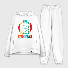 Женский костюм хлопок Oversize с принтом Color Basketball в Белгороде,  |  | basketball | game | mvp | nba | slamdunk | sport | streetball | баскетбол | баскетболист | игра | игрок | мяч | нба | слэмланк | спорт | стритбол | тренер | чемпион