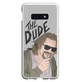 Чехол для Samsung S10E с принтом The Dude в Белгороде, Силикон | Область печати: задняя сторона чехла, без боковых панелей | big lebowski | donney | dude | lebowski | the big lebowski | the dude | walter | большой лебовски | лебовски | чувак