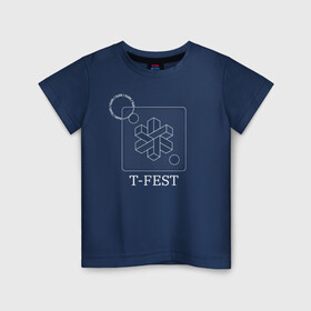 Детская футболка хлопок с принтом T-FEST 0372 в Белгороде, 100% хлопок | круглый вырез горловины, полуприлегающий силуэт, длина до линии бедер | Тематика изображения на принте: 0372 | t fest | рэпер | т фест | ти фест | тифест | тфест