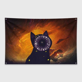 Флаг-баннер с принтом Космический кот | Space Cat (Z) в Белгороде, 100% полиэстер | размер 67 х 109 см, плотность ткани — 95 г/м2; по краям флага есть четыре люверса для крепления | cat | cats | colors | galaxy | meow | paints | space | star
nebula | абстракция | вселенная | галактика | звезда | звезды | космический | кот | котик | котики | коты | кошка | кошки | красивая кошка | краски | мяу | планеты