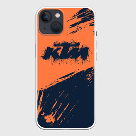 Чехол для iPhone 13 с принтом KTM | ГРАНЖ (Z) в Белгороде,  |  | enduro | ktm | moto | moto sport | motocycle | sportmotorcycle | гранж | ктм | мото | мото спорт | мотоспорт | спорт мото