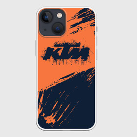 Чехол для iPhone 13 mini с принтом KTM | ГРАНЖ (Z) в Белгороде,  |  | enduro | ktm | moto | moto sport | motocycle | sportmotorcycle | гранж | ктм | мото | мото спорт | мотоспорт | спорт мото