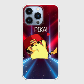 Чехол для iPhone 13 Pro с принтом Пикачу в бейсболке в Белгороде,  |  | anime | picachu | pikachu | аниме | милый | пика | пикачу | покебол | покемон