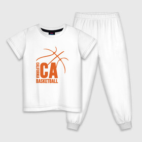 Детская пижама хлопок с принтом California Basket в Белгороде, 100% хлопок |  брюки и футболка прямого кроя, без карманов, на брюках мягкая резинка на поясе и по низу штанин
 | basketball | game | lakers | nba | sport | streetball | баскетбол | баскетболист | игра | игрок | калифорния | мяч | нба | спорт | стритбол | тренер