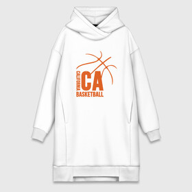 Платье-худи хлопок с принтом California Basket в Белгороде,  |  | basketball | game | lakers | nba | sport | streetball | баскетбол | баскетболист | игра | игрок | калифорния | мяч | нба | спорт | стритбол | тренер