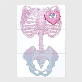 Магнитный плакат 2Х3 с принтом yumemi riamu (Риаму Юмэми) в Белгороде, Полимерный материал с магнитным слоем | 6 деталей размером 9*9 см | Тематика изображения на принте: anime | yumemi riamu | аниме | девушки золушки | риаму юмэми | сердце | скелет | хэллоуин