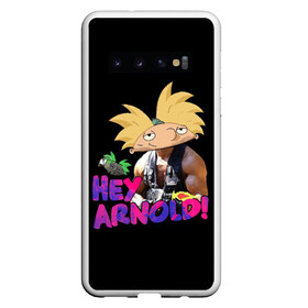 Чехол для Samsung Galaxy S10 с принтом Hey Arnold (Predator) в Белгороде, Силикон | Область печати: задняя сторона чехла, без боковых панелей | arnie | arnold | burt | gerald | hey | johanssen | martin | nickelodeon | predator | арни | арнольд | берт | джеральд | джохансен | мартин | мульт | мультфильм | никелодеон | хищник | шварценеггер | эй