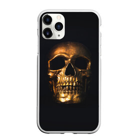 Чехол для iPhone 11 Pro матовый с принтом Golden Skull в Белгороде, Силикон |  | Тематика изображения на принте: golden | midas | skull | иллюстрация | черепа