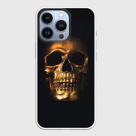 Чехол для iPhone 13 Pro с принтом Golden Skull в Белгороде,  |  | golden | midas | skull | иллюстрация | черепа