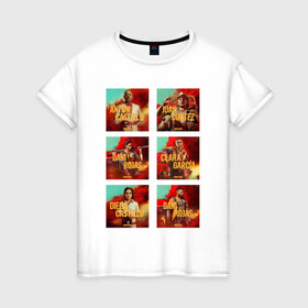 Женская футболка хлопок с принтом Far Cry Posters в Белгороде, 100% хлопок | прямой крой, круглый вырез горловины, длина до линии бедер, слегка спущенное плечо | games | poster | ubisoft | дани | диего | яра