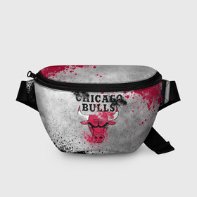 Поясная сумка 3D с принтом CHICAGO BULLS [8] в Белгороде, 100% полиэстер | плотная ткань, ремень с регулируемой длиной, внутри несколько карманов для мелочей, основное отделение и карман с обратной стороны сумки застегиваются на молнию | basketball | bulls | chicago | chicago bulls | jordan | nba | баскетбол | джордан | нба | чикаго буллз